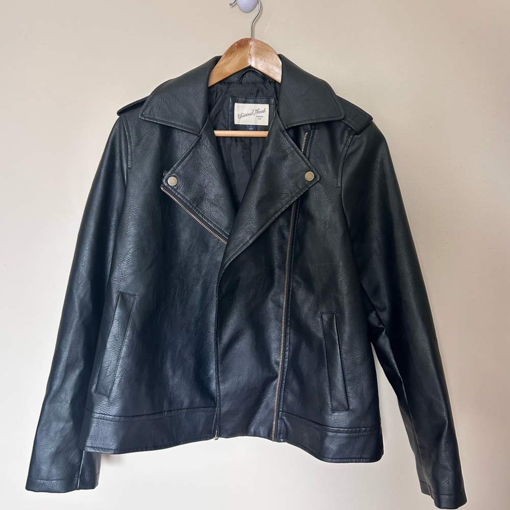 UNIVERSAL THREAD Classic Moto Faux Leather Jacket